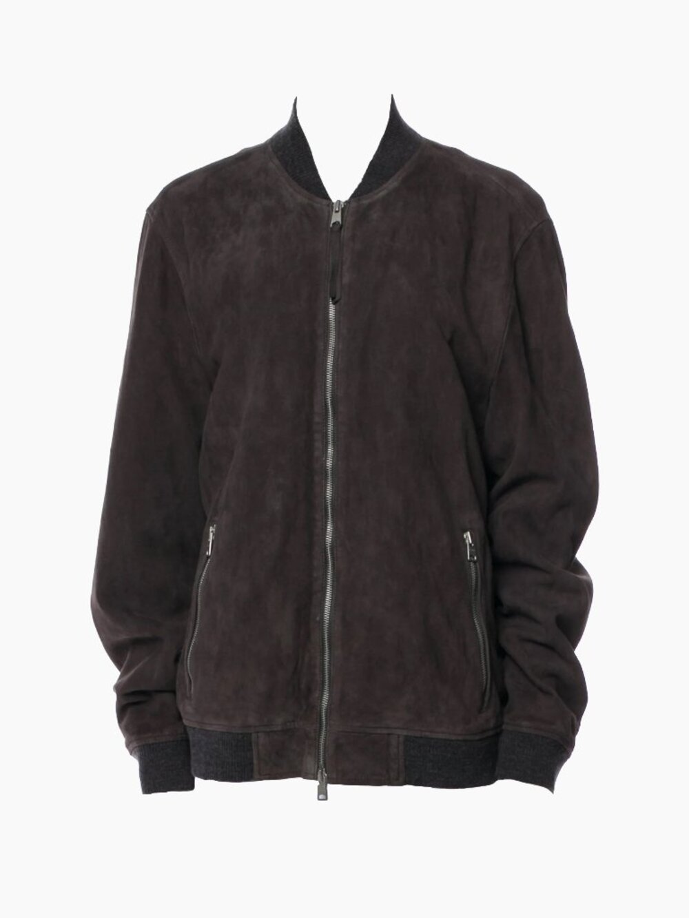 AllSaints Leather Bomber Jacket
